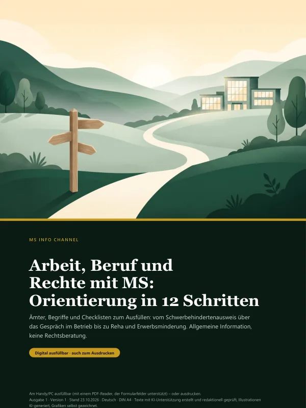 Cover: Arbeit, Beruf und Rechte mit MS
