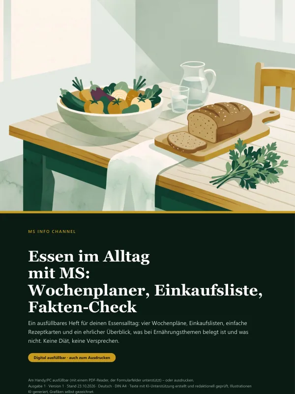 Cover: Essen im Alltag mit MS